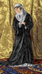 Kanwa z nadrukiem Osman Hamdi - Kobieta z Istambułu