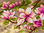 Schemat do haftu Kwitnąca magnolia