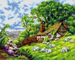 Kanwa z nadrukiem William Stephen Coleman - Pejzaż majowy