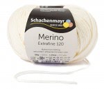 Włóczka Merino Extrafine 120 - kremowy
