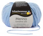 Włóczka Merino Extrafine 120 - jasny niebieskoszary