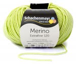 Włóczka Merino Extrafine 120 - jasny limonkowy
