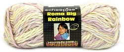 Włóczka Roma Big Rainbow - pastelowe kredki