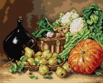 Schemat do haftu Eugene Claud - Martwa natura z dzbanem wina