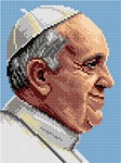 Kanwa z nadrukiem Papież Franciszek