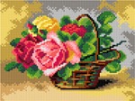 Schemat do haftu Catherina Klein - Kosz róż