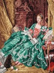 Schemat do haftu F. Boucher Madame Pompadour