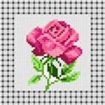 Schemat do haftu - Róża