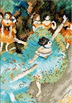 Schemat do haftu E. Degas Tancerka w zieleni