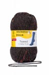 Włóczka Regia Tweed - antracytowy tweed