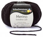 Włóczka Merino Extrafine 120 - czarny