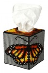 Zestaw do haftu gobelinowego chustecznik - Motyl