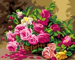 Kanwa A. Tibule Furcy de Lavault - Kosz z różami