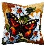 Zestaw latch - hook poduszka - Motyl