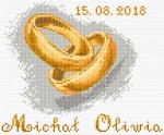 Schemat do haftu W dniu ślubu