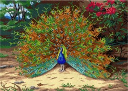 Schemat do haftu Archibald Thorburn - Paw i motyl