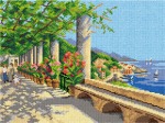 Schemat do haftu Antonietta Brandeis - Widok na Amalfi