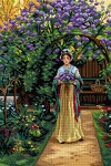 Kanwa z nadrukiem Edmund Blair Leighton - Bzy