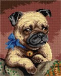 Schemat do haftu Carl Reichert - Mops