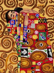 Kanwa z nadrukiem G. Klimt - Drzewo życia (fragment 2)