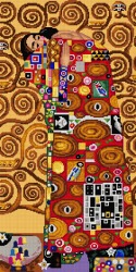 Kanwa z nadrukiem G. Klimt - Drzewo życia Tryptyk 3