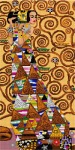 Schemat do haftu G. Klimt - Drzewo życia Tryptyk 1