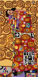 Schemat do haftu G. Klimt - Drzewo życia Tryptyk 3
