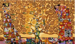 Schemat do haftu G. Klimt - Drzewo życia