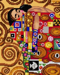 Kanwa z nadrukiem G. Klimt - Drzewo życia (fragment 4)