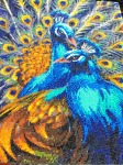 Zestaw do diamond painting obrazek - Pawie